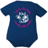 Baby Body kurzarm mit ICH BIN DIE SÜßE VON DER ALLE REDEN