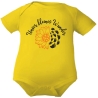 Baby Body kurzarm mit UNSER KLEINES WUNDER