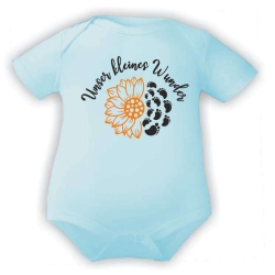 Baby Body kurzarm mit UNSER KLEINES WUNDER