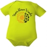 Baby Body kurzarm mit UNSER KLEINES WUNDER