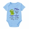 Baby Body SWEET KROKODIL personalisiert mit Geburtsdaten/Name