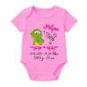 Baby Body SWEET KROKODIL personalisiert mit Geburtsdaten/Name