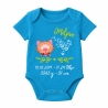 Baby Body kurz SWEET KATZE personalisiert mit Geburtsdaten/Name