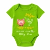 Baby Body kurz SWEET KATZE personalisiert mit Geburtsdaten/Name