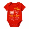 Baby Body kurz SWEET KATZE personalisiert mit Geburtsdaten/Name
