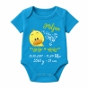 Baby Body SWEET KÜKEN personalisiert mit Geburtsdaten/Name