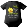 Baby Body SWEET KÜKEN personalisiert mit Geburtsdaten/Name