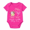 Baby Body SWEET KUH personalisiert mit Geburtsdaten/Name