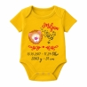Baby Body SWEET LÖWE personalisiert mit Geburtsdaten/Name