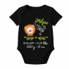 Baby Body SWEET LÖWE personalisiert mit Geburtsdaten/Name