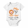 Baby Body SWEET LÖWE personalisiert mit Geburtsdaten/Name