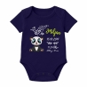 Baby Body kurz CUTE PANDA personalisiert mit Geburtsdaten+Name