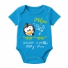 Baby Body SWEET PINGUIN personalisiert mit Geburtsdaten/Name