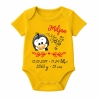 Baby Body SWEET PINGUIN personalisiert mit Geburtsdaten/Name