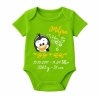 Baby Body SWEET PINGUIN personalisiert mit Geburtsdaten/Name