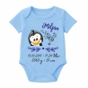 Baby Body SWEET PINGUIN personalisiert mit Geburtsdaten/Name