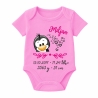 Baby Body SWEET PINGUIN personalisiert mit Geburtsdaten/Name