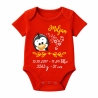 Baby Body SWEET PINGUIN personalisiert mit Geburtsdaten/Name