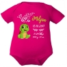 Baby Body kurz CUTE SCHILDKRÖTE personalisiert mit Geburtsdaten
