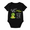 Baby Body kurz CUTE SCHILDKRÖTE personalisiert mit Geburtsdaten