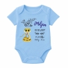 Baby Body kurz CUTE SCHLANGE personalisiert mit Geburtsdaten