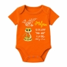 Baby Body kurz CUTE SCHLANGE personalisiert mit Geburtsdaten