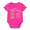 Baby Body kurz CUTE SCHLANGE personalisiert mit Geburtsdaten