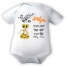Baby Body kurz CUTE SCHLANGE personalisiert mit Geburtsdaten