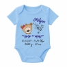 Baby Body SWEET BÄR personalisiert mit Geburtsdaten/Name