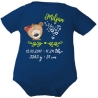 Baby Body SWEET BÄR personalisiert mit Geburtsdaten/Name