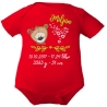 Baby Body SWEET BÄR personalisiert mit Geburtsdaten/Name