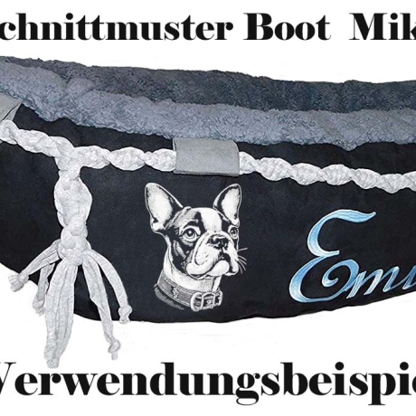 Stickdatei Boston Terrier Milo Hund realistisch