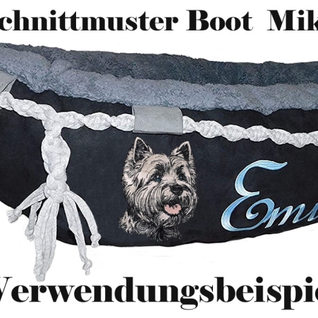 Stickdatei Applikation West Highland Terrier Gustl 