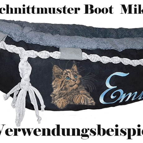 NEU Stickdatei Applikation Maine Coon Katze Kiss 