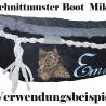 NEU Stickdatei Applikation Maine Coon Katze Kiss 
