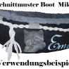 Stickdatei Applikation Britisch Kurzhaar Katze Ellie