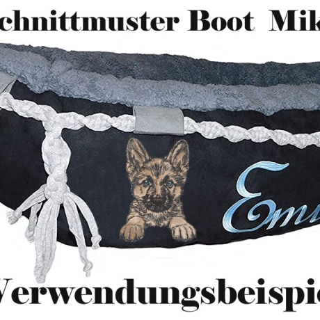 Stickdatei Applikation Schäferhund Welpe Berta
