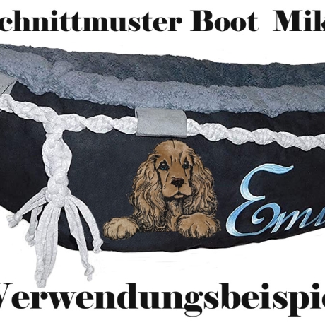NEU Stickdatei Applikation Cocker Spaniel  Merle