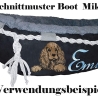 NEU Stickdatei Applikation Cocker Spaniel  Merle
