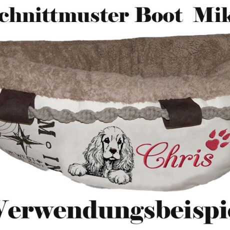 NEU Stickdatei Cocker Spaniel Merle Hund spähend