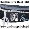 Stickdatei Border Collie Lena  Hund realistisch