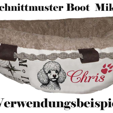 Stickdatei Pudel  Hund Darsy Sofortdownload Lunachild