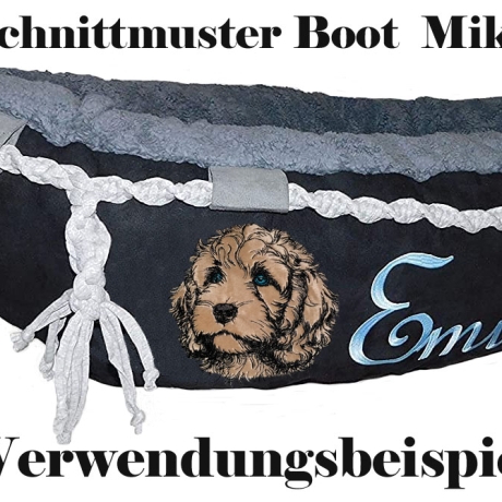 Stickdatei Applikation Cockapoo Milli realistisch