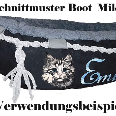 NEU Stickdatei Applikation Katze Kitten Tabby Lunachild