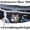 NEU Stickdatei Applikation Katze Kitten Tabby Lunachild