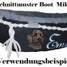 NEU Stickdatei Applikation Golden Doodle Chooper