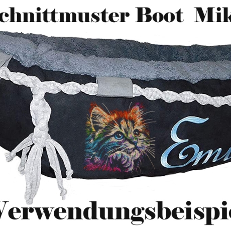 NEU Stickdatei Katze Jule realistisch bunt Lunachild