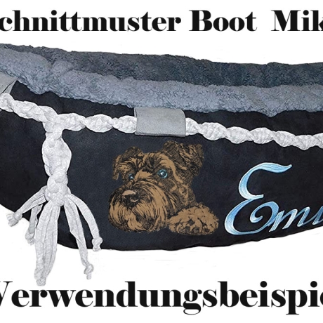 NEU Stickdatei Applikation Riesenschnauzer Silva