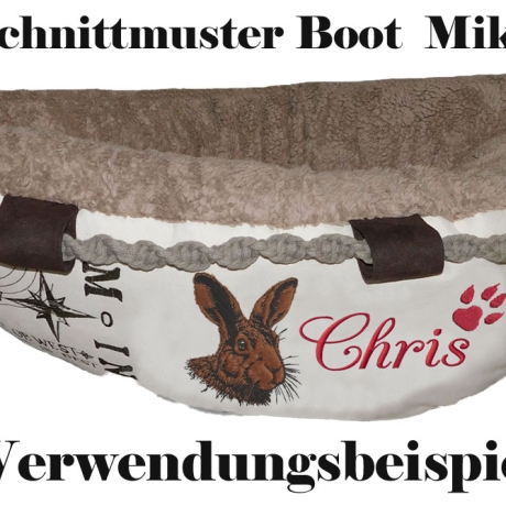NEU Stickdatei Applikation Hase Gunther Lunachild