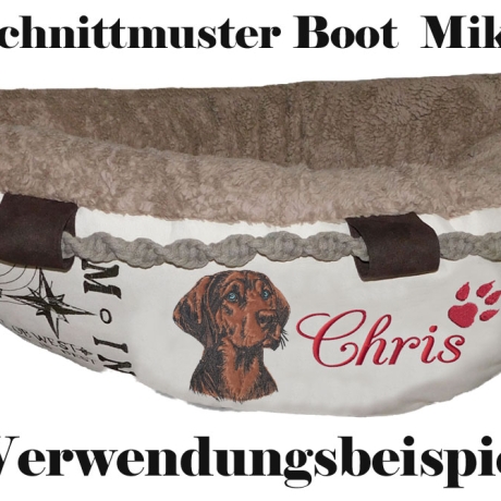 NEU Stickdatei Applikation Gebirgsschweißhund August